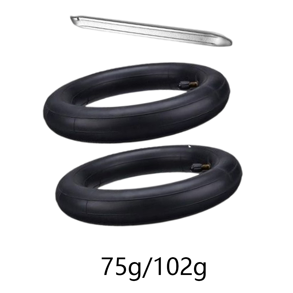 2Pcs Electric Scooter Tire Inner Tube Camera for M365 and Other Electric Skateboard with Crowbar