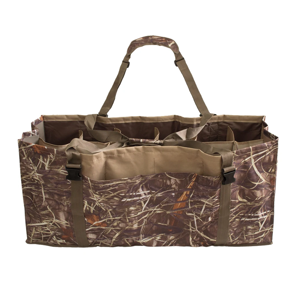 12 Slot Duck Decoy Bag With Adjustable Shoulder Strap for Outdoor Hunting