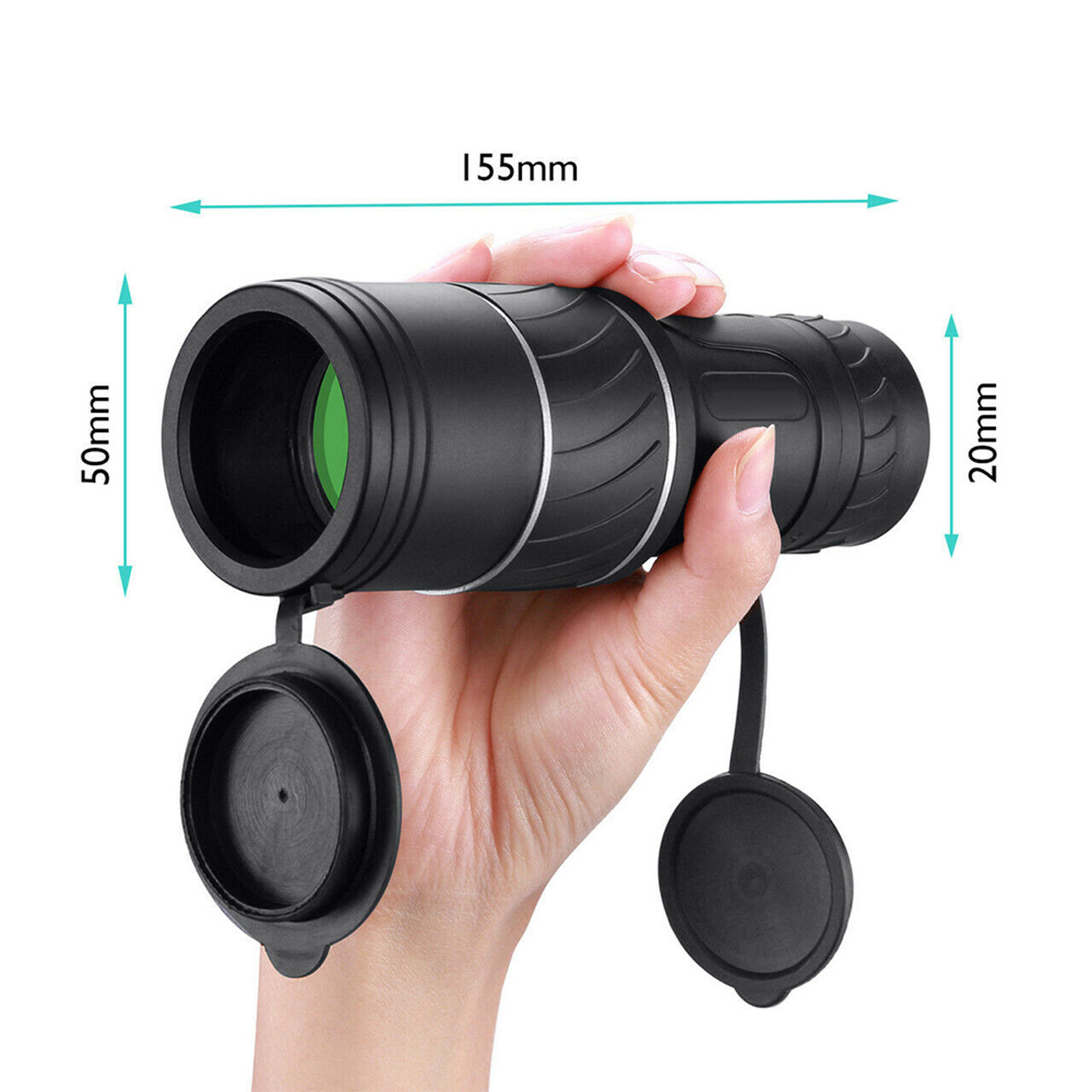 40X60 Zoom Monocular Telescopes Night Grip Scope, Easy to Use With Single Hand