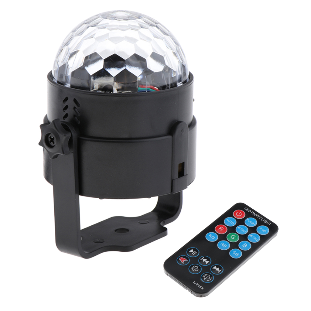 Led RGB Disco Stage Lights  Ball Light Remote Controller DJ KTV Holiday
