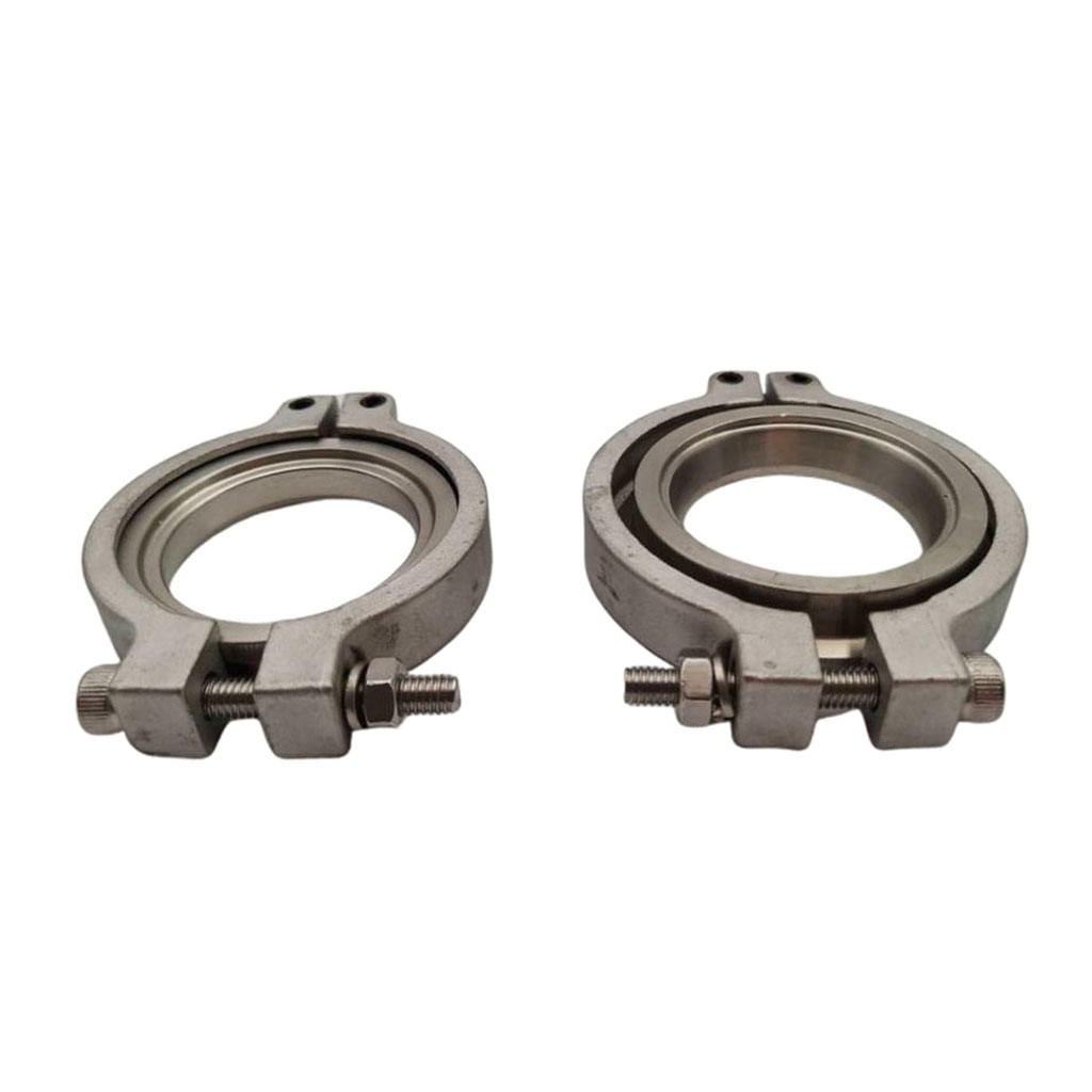 Stainless Steel V band Flang Clamp Set For Tial External Wastegate 44mm