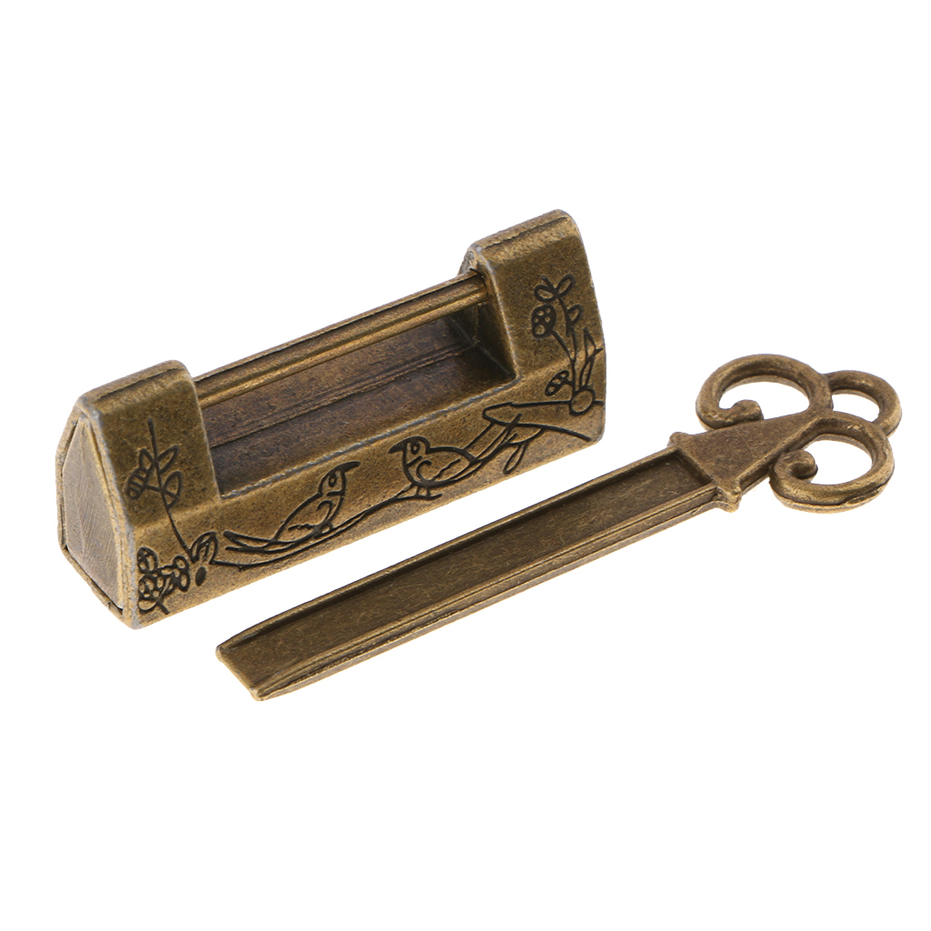 Long key Latch Padlock Kitchen Cabinet Cupboard Luggage Case,  Snacks Box Shackle Lock  Latch Bolt