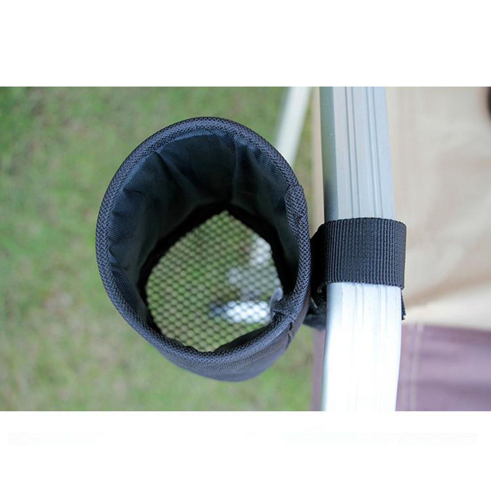 Outdoor Water Cup Holder Cover Water Bottle Mount Chair Side Storage Bag
