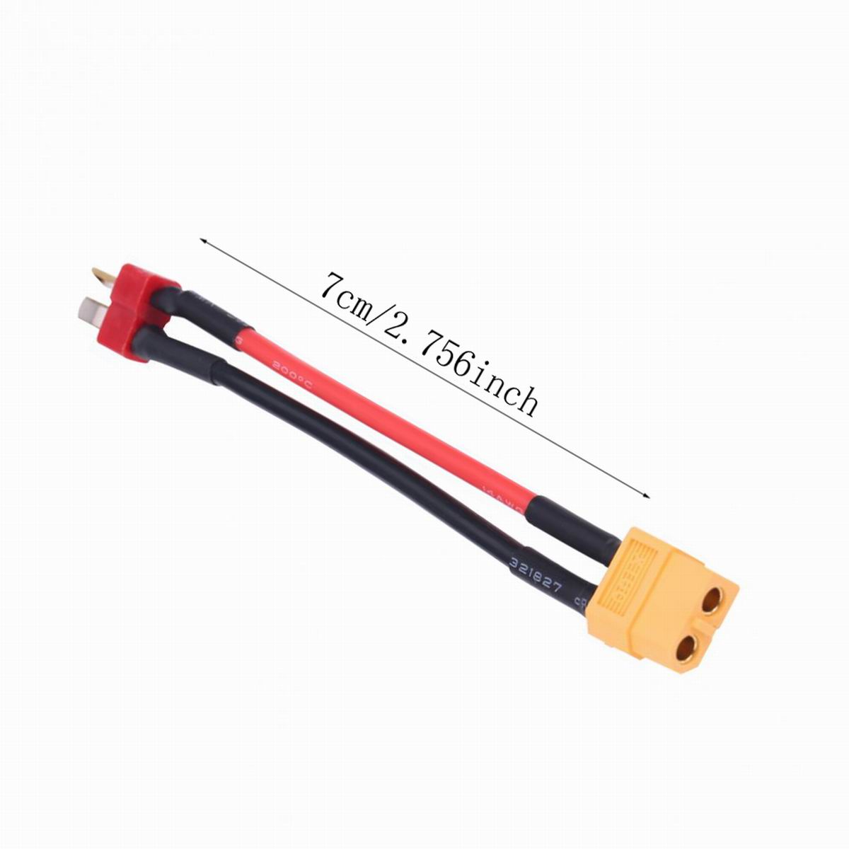 XT60 auf Deans T-Plug Männlich Weiblich Adapter Anschlusskabel für Lipo Batterie 14AWG RC Teile – Detail 4