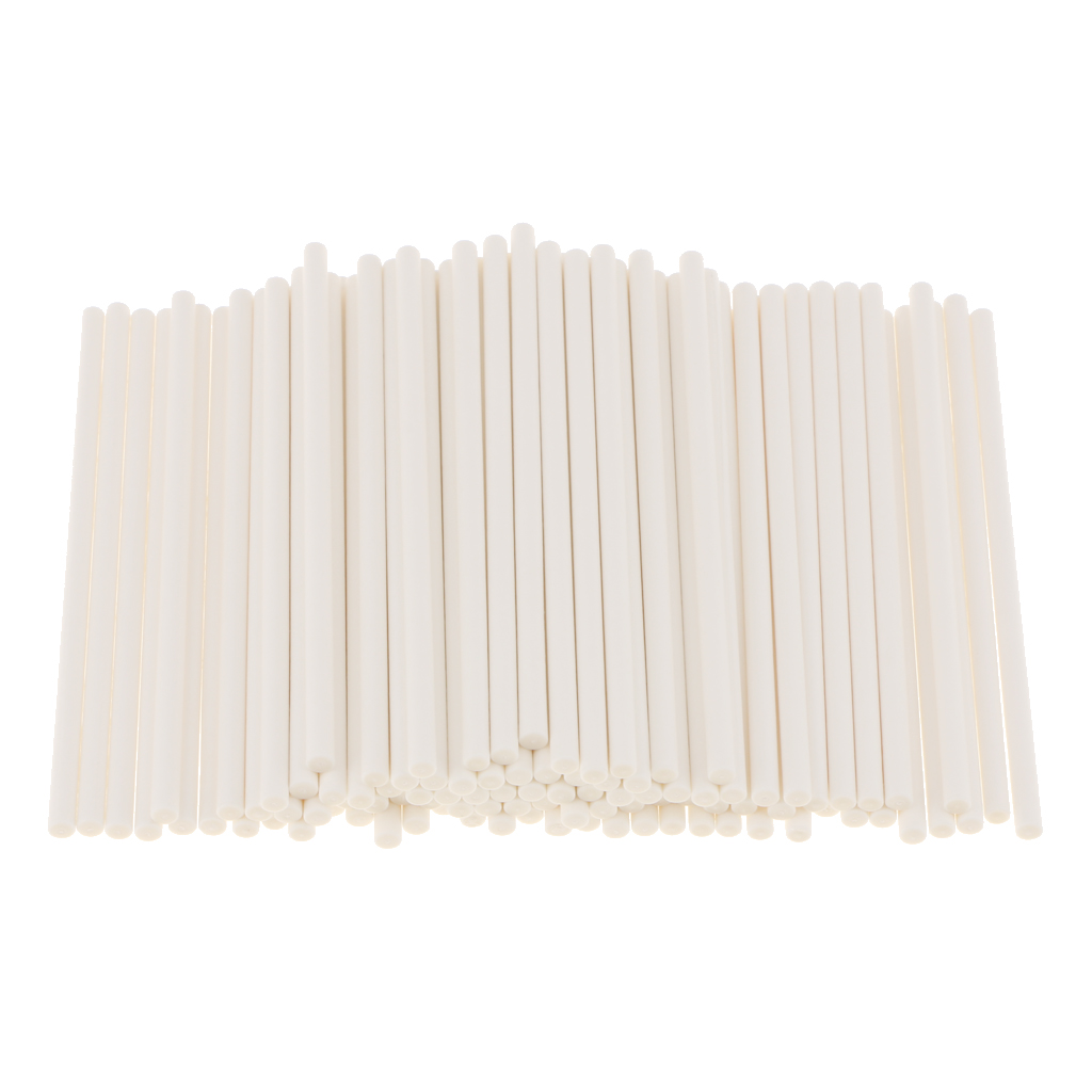 100pcs Hard Paper 10cm (3.94'') Lollipop Sticks Cake Pops Sweets Lollies PACK