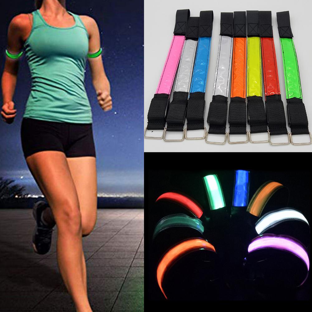 Bracelet LED 8 Pcs Brassard Lumineux Phosphorescent Ajustable Pour