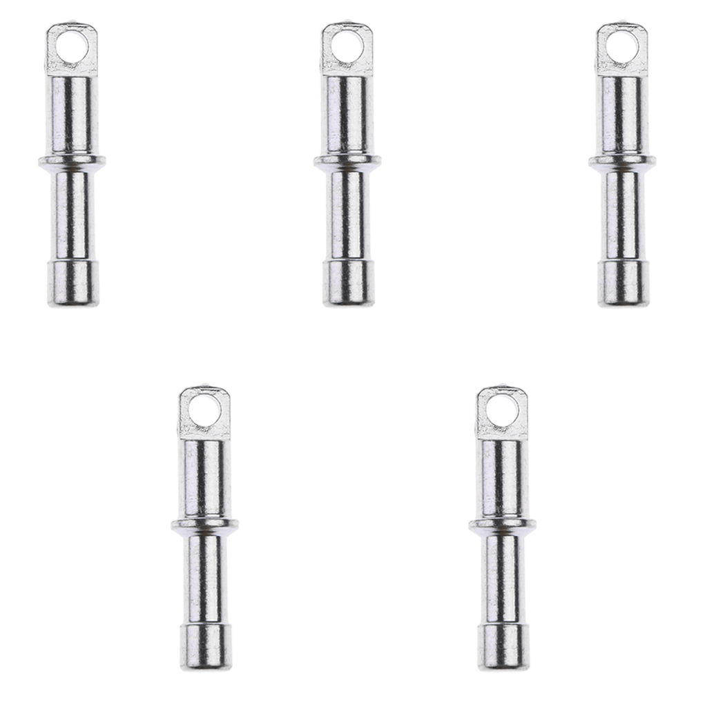 (Pack of 5) Lightweight Aluminium Alloy End Plugs Replacement for 9.5mm/11mm Sun Shade Awning Shelter Tent Pole