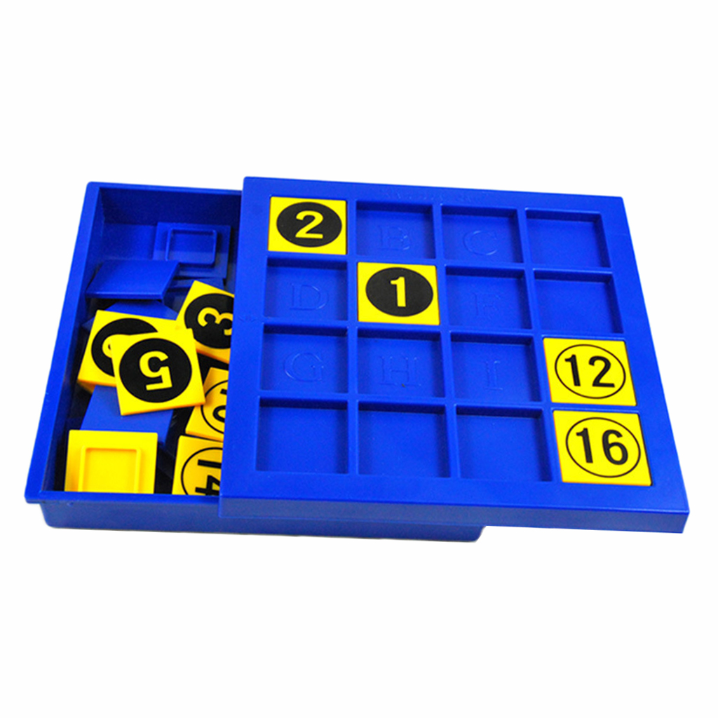 Pack of 16 Sudoku Board Puzzle Game Digital Chess Block Learning Board Games
