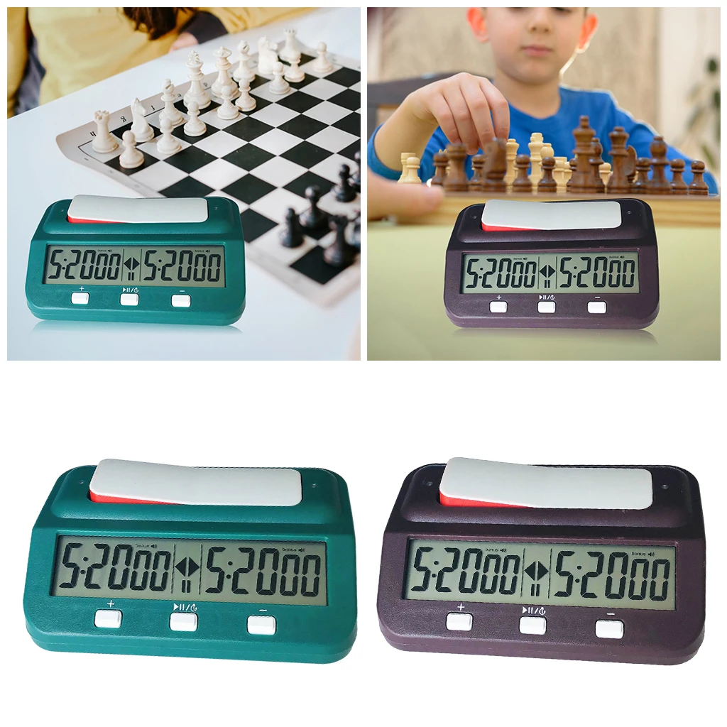 Professional Digital Board Game International Chess Clock Timer Count Up Down for Chinese Chess, Shogi, Go