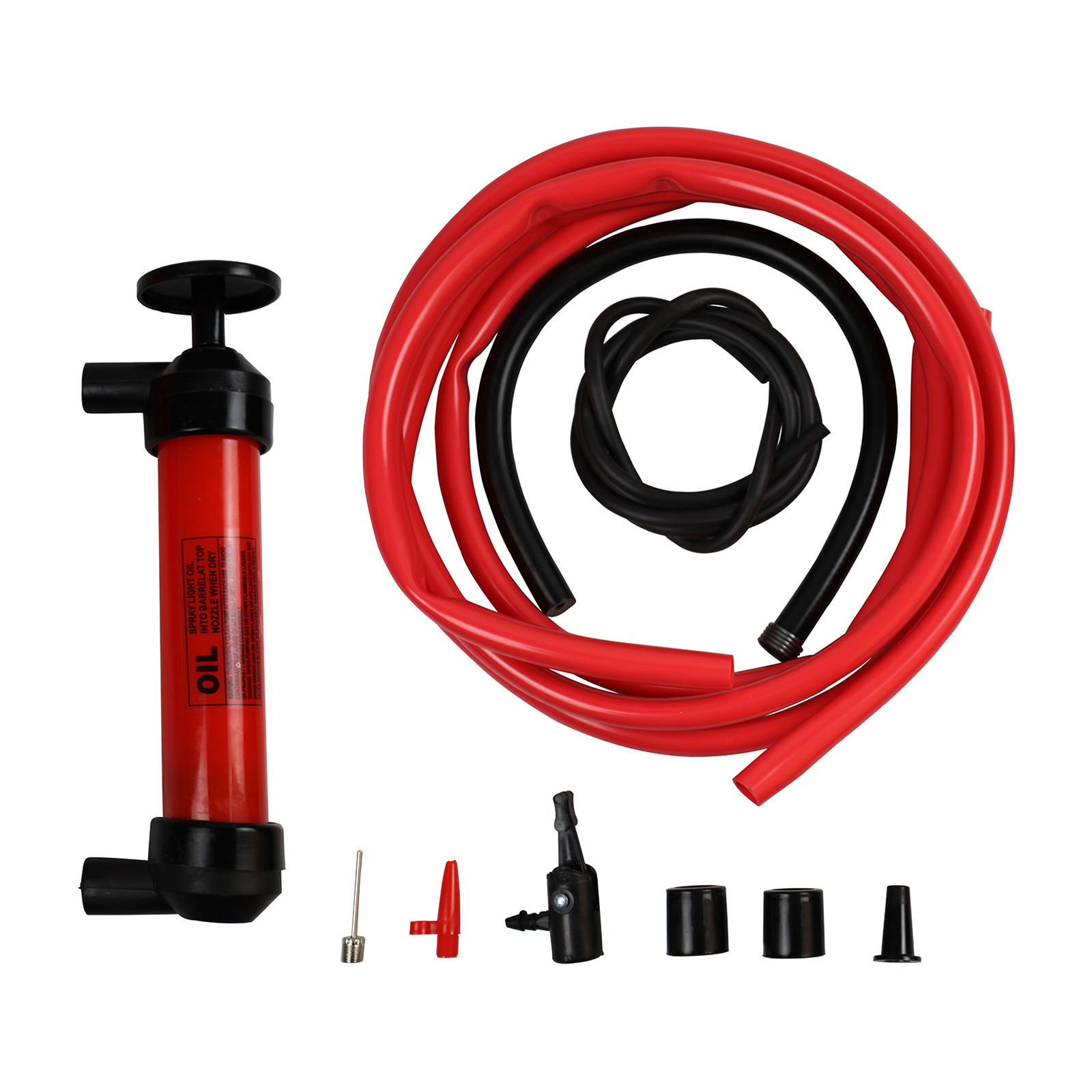 Manual Oil Pump Hand Siphon Tube Car Hose Liquid Gas Transfer Sucker