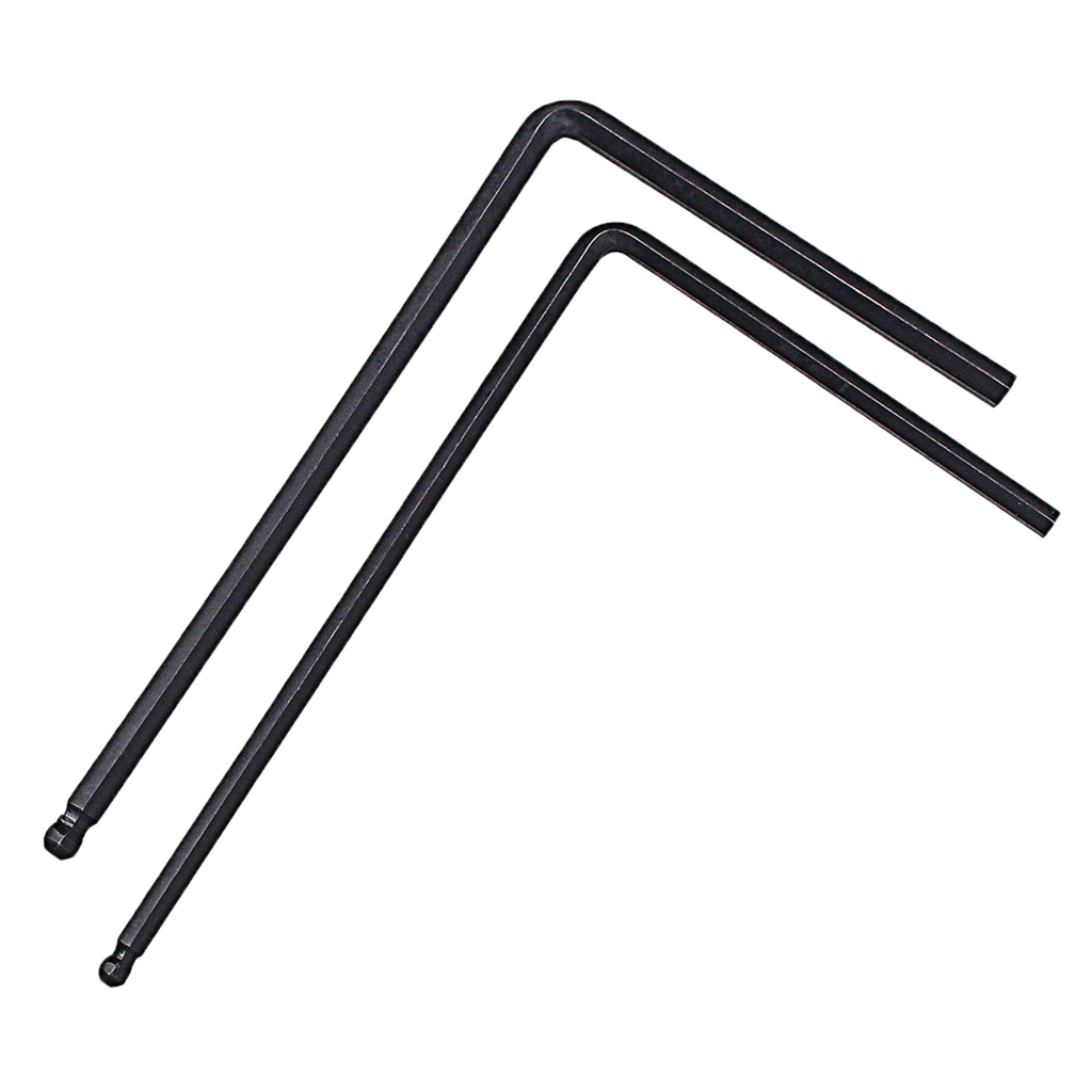 Pack Of 2 Electric Guitars Neck  Rod Hex Wrenches 5mm+4mm Ball End DIY