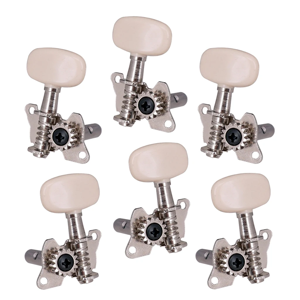 6pc Open Gear Acoustic Classical Guitar Tuning Pegs Tuners Machine Head 3L3R