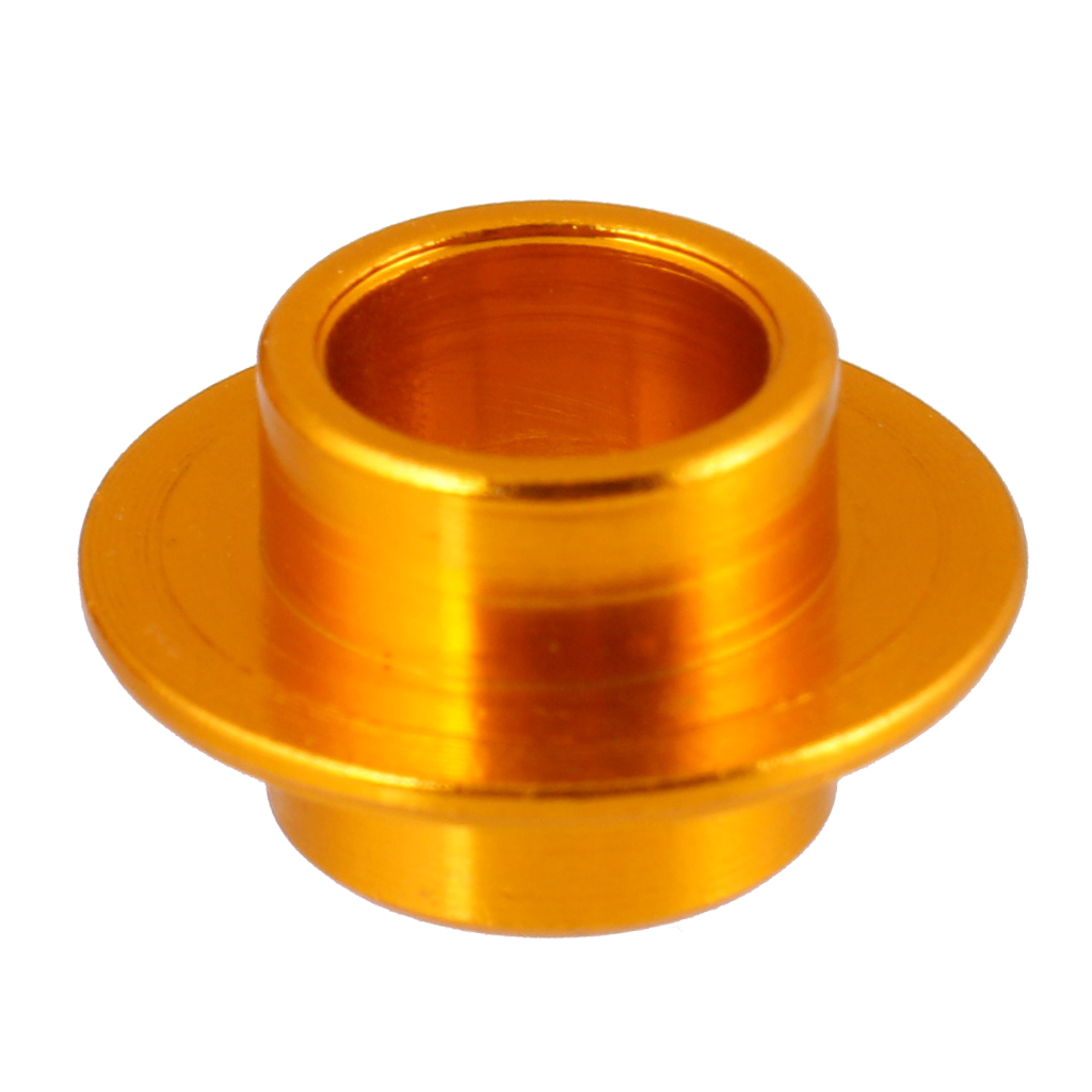 MagiDeal 8 Pcs Aluminum Gold Skating Flying Spacer Bushing Inline Roller Skates Bearing Sleeve Set Roller Skateboard Scooter