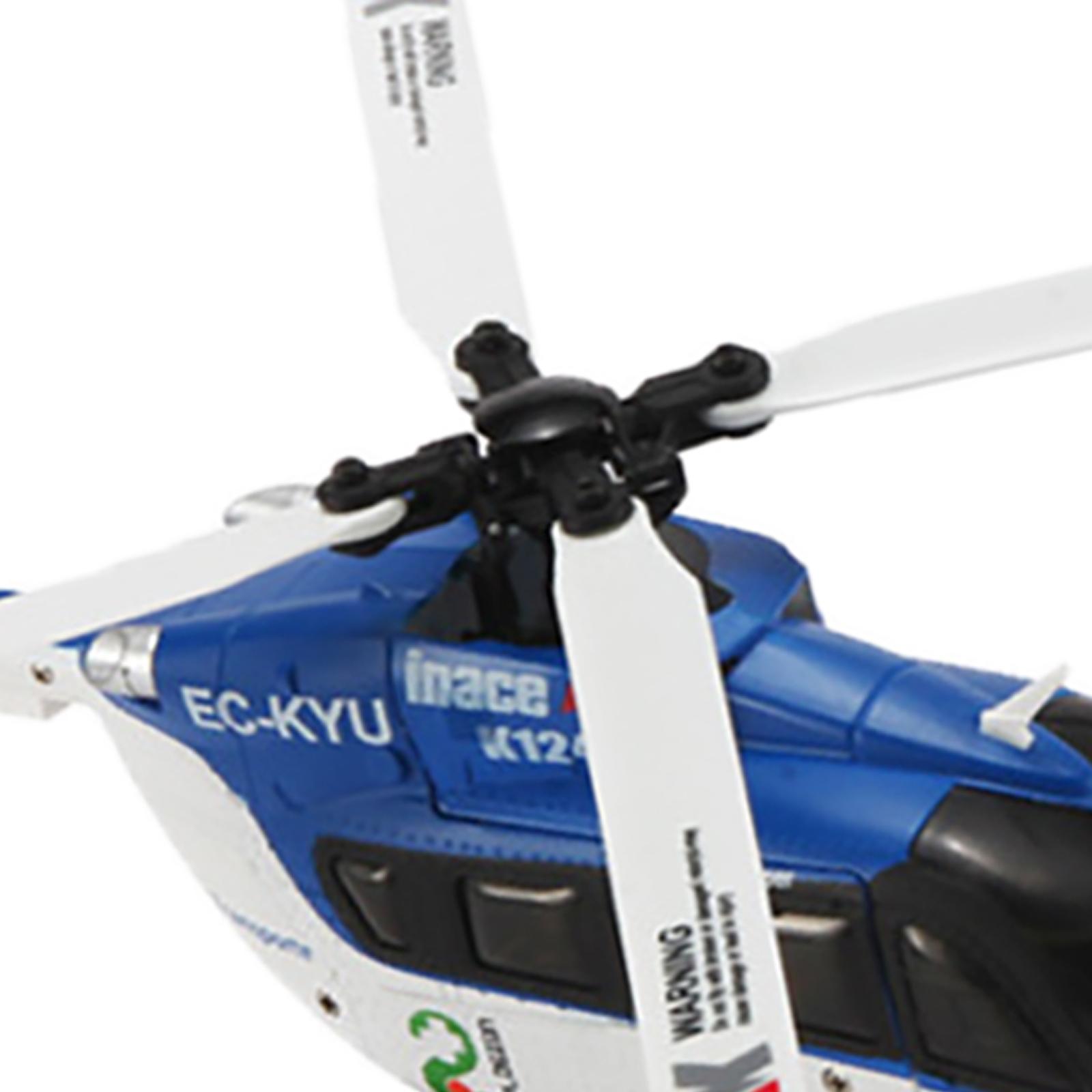 XK 124 Radio-Controlled Helicopte Wltoys 6 CH Combat Battery Powered 3.7V 3D 6G Electric RC Aircraft for Boys Gifts Children