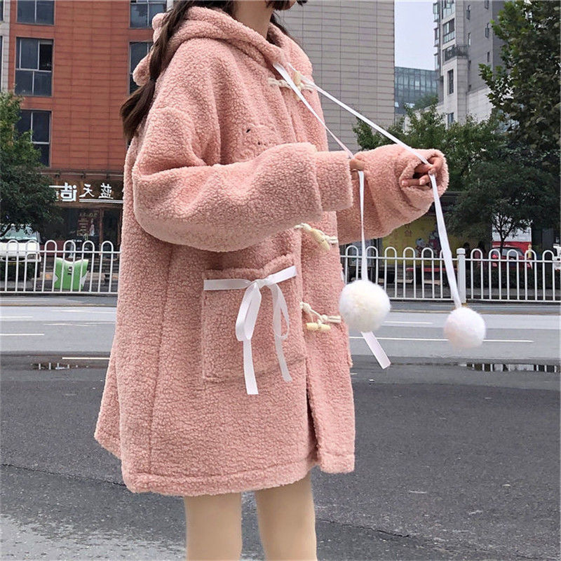 outwear japonês, doce Lolita, fêmea, inverno, 2023