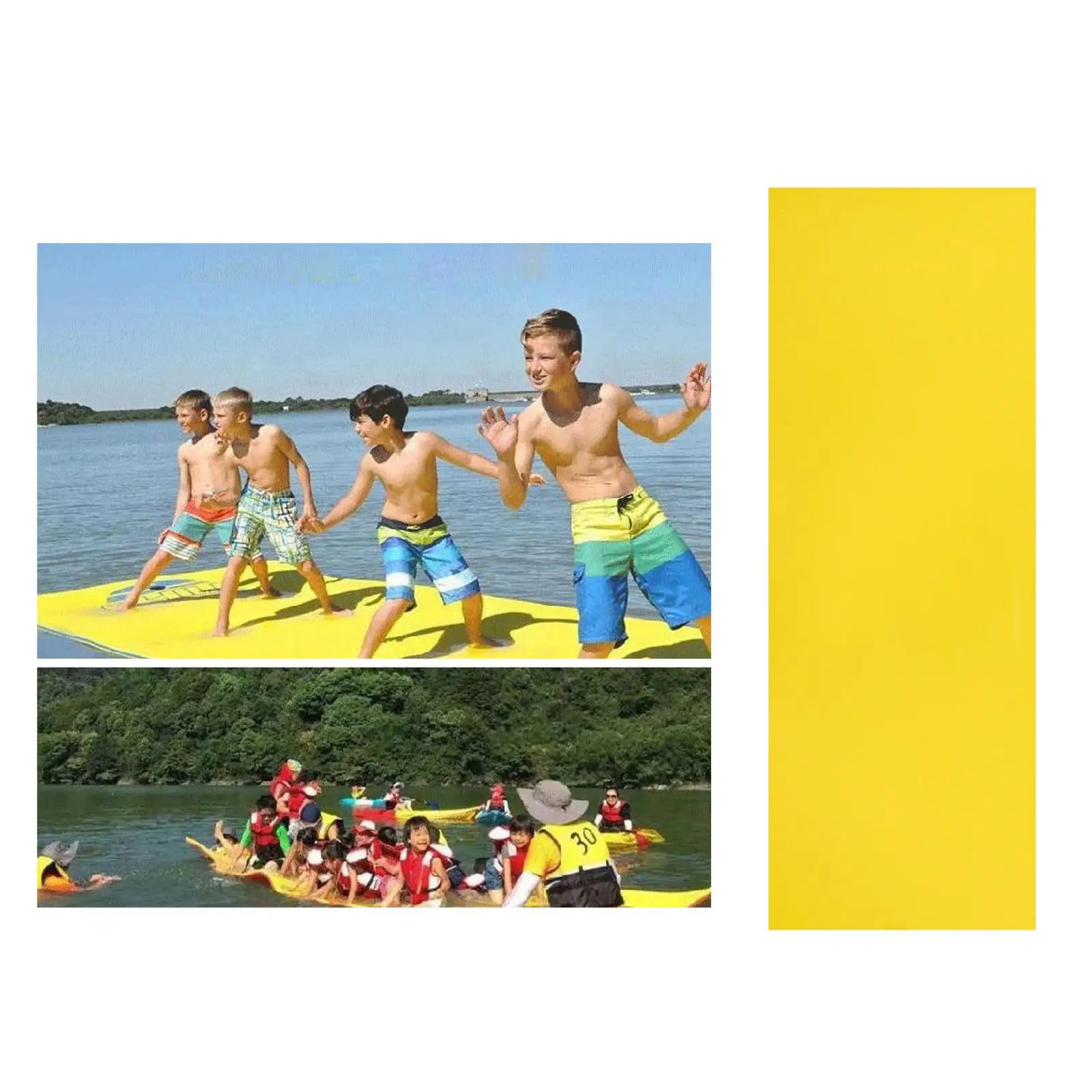 3 Layers Floating Oasis Water Pad Island Float Water Sports Mat