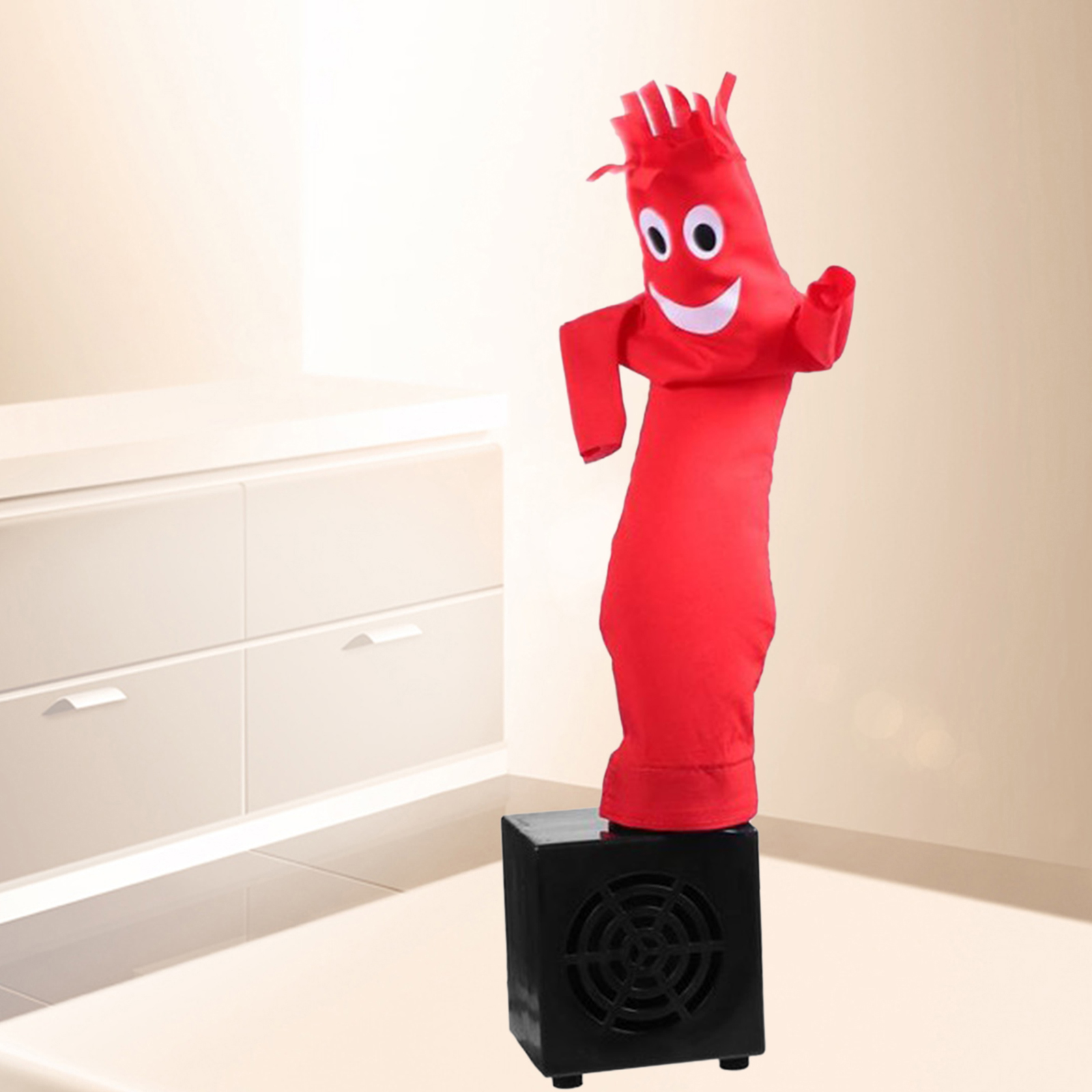 Creative Air Inflatable Tube Guy Mini Puppet Adorable Dancing Man Home Office Desktop Decor (EU Plug)