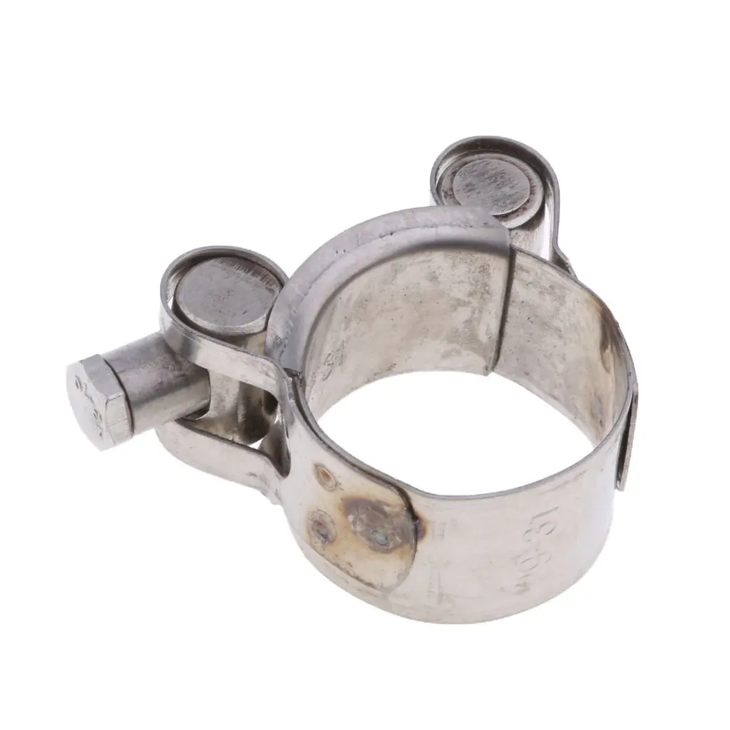 Universal Exhaust Pipe Clamp Clip For 29mm-31mm Motorcycle Muffler Silencer