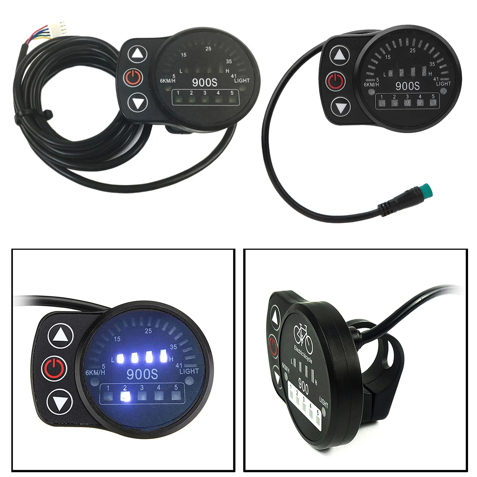 24V 36V 48V Electric Bicycle KT LED900S Display Controller Panel for Ebike KT Display Conversion Accessories