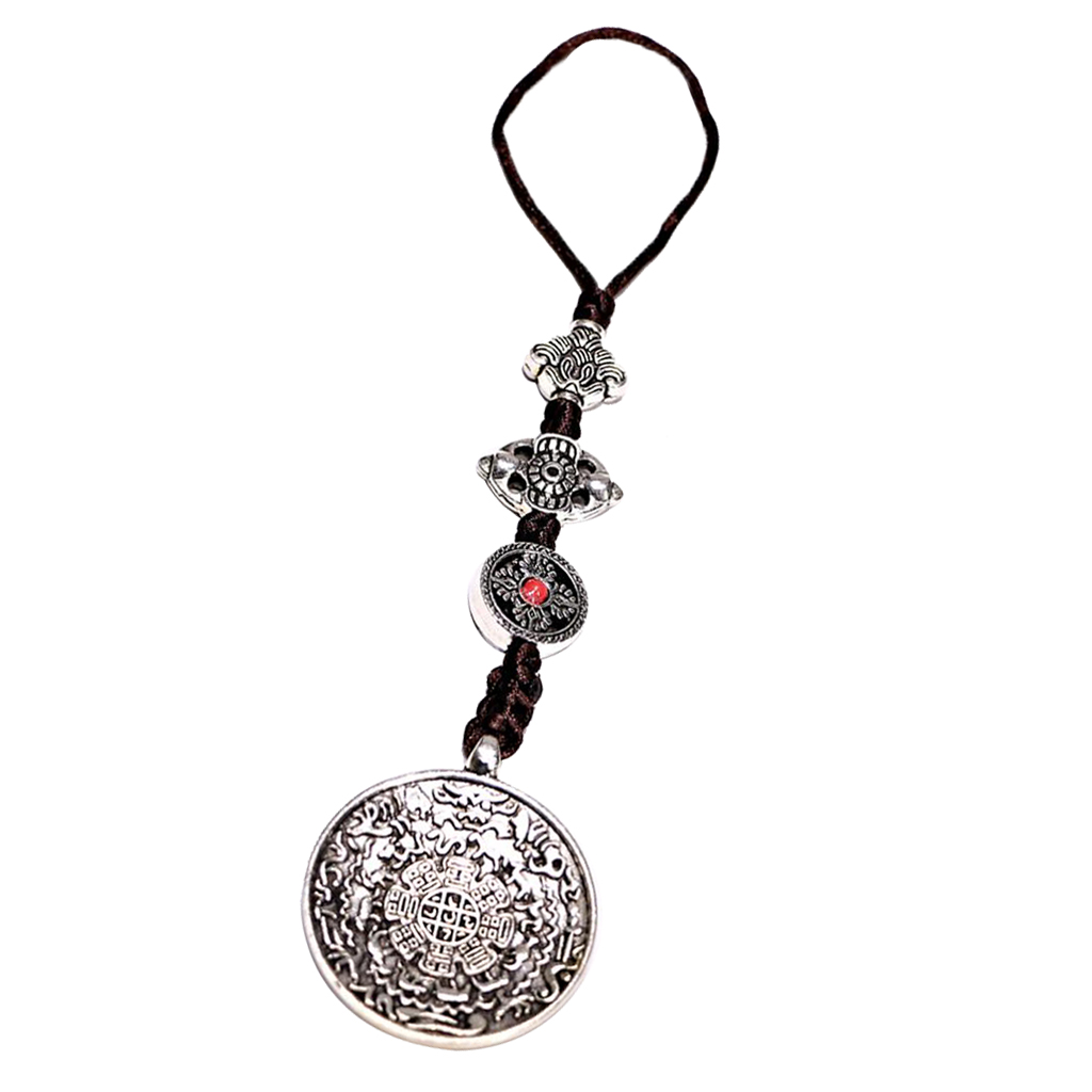 Double Sided Well Finished Tibetan Shamans Buddhism Eight-Trigrams Mirror L