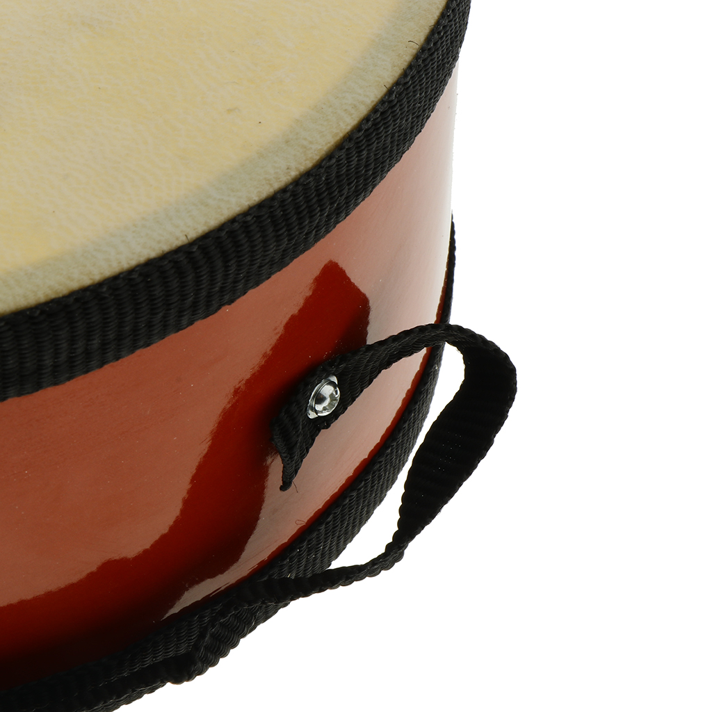 1pc Handheld Indian Drum with Beater Hammer Mini Percussion Musical Instrument 20 x 8cm