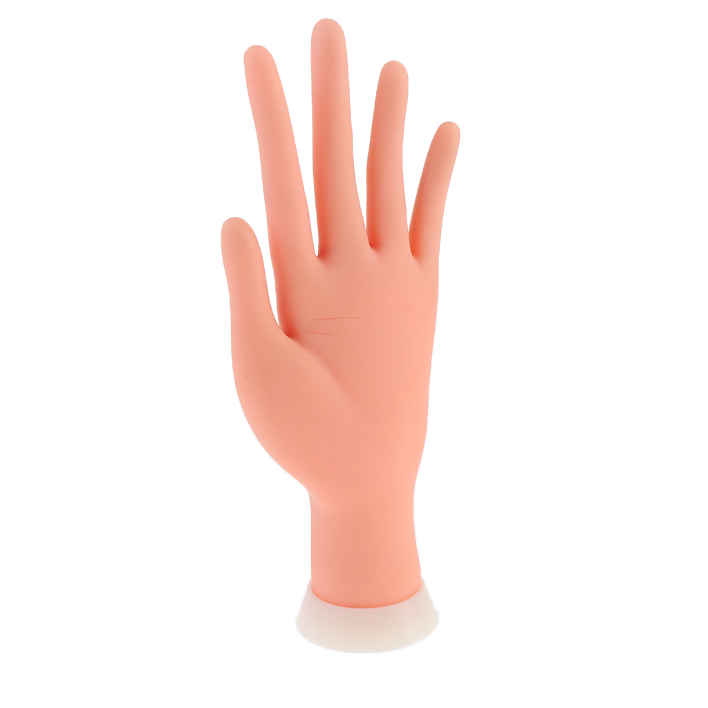 Professional Bendable Flexible Mannequin Hand Display Tool for Nail Art Training Practice DIY Nails Crystal Nails