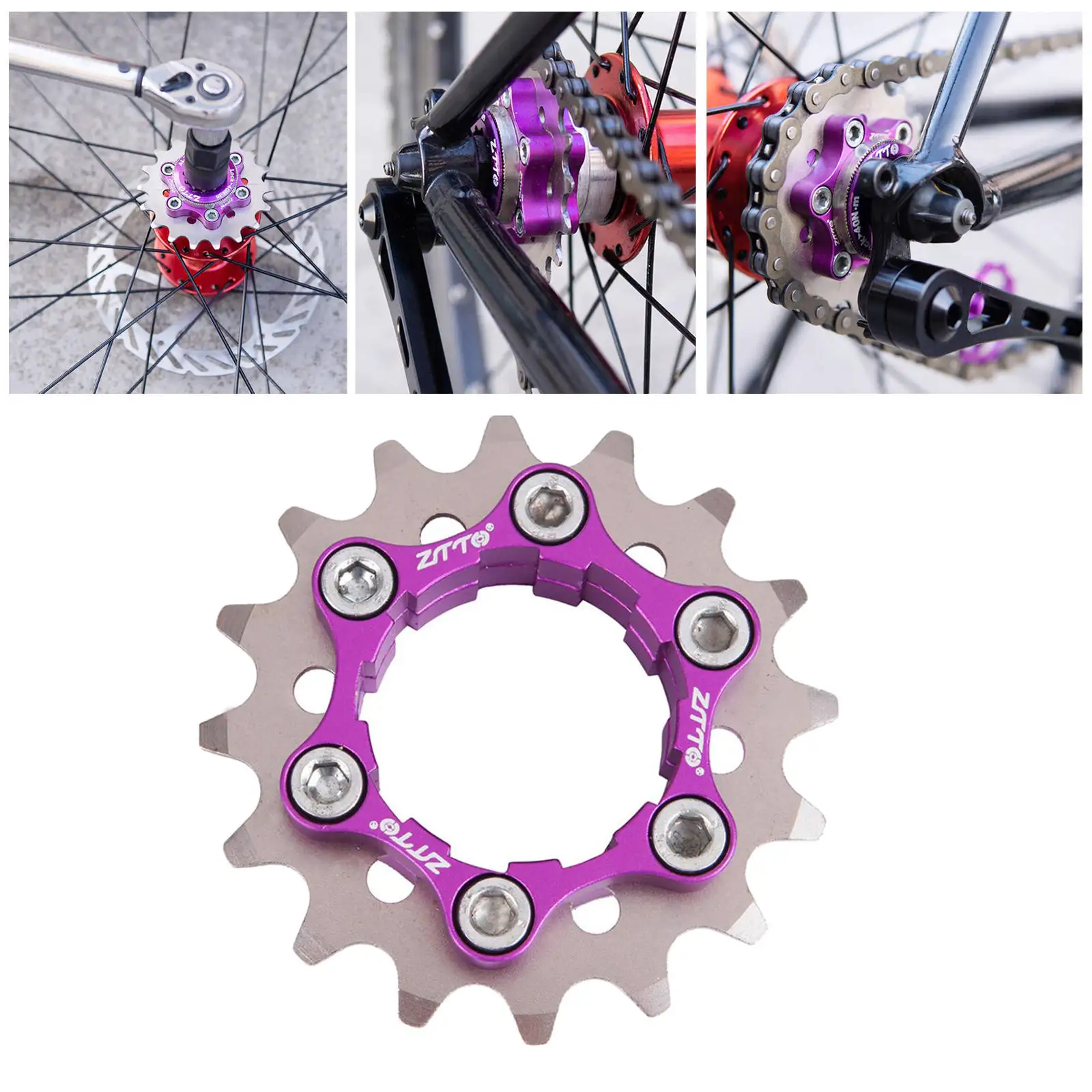 Bike Single Speed Fixie Cassette Cog 16t Fixed Gear Conversion Kit For 10/11 Hg Freehub - Bicycle Freewheel - AliExpress