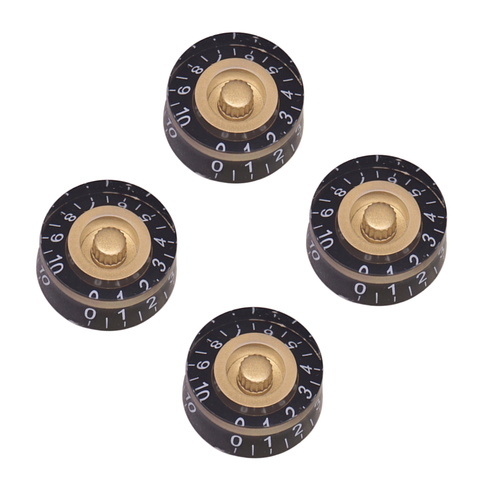Set of 4 Plastic Guitar Speed Control Knob Replace for  Broken Parts Accs
