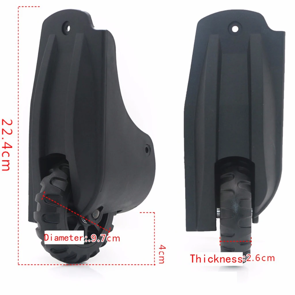 1Pair Travel Luggage Wheels Replacement Suitcase Fixed Spare Caster D082