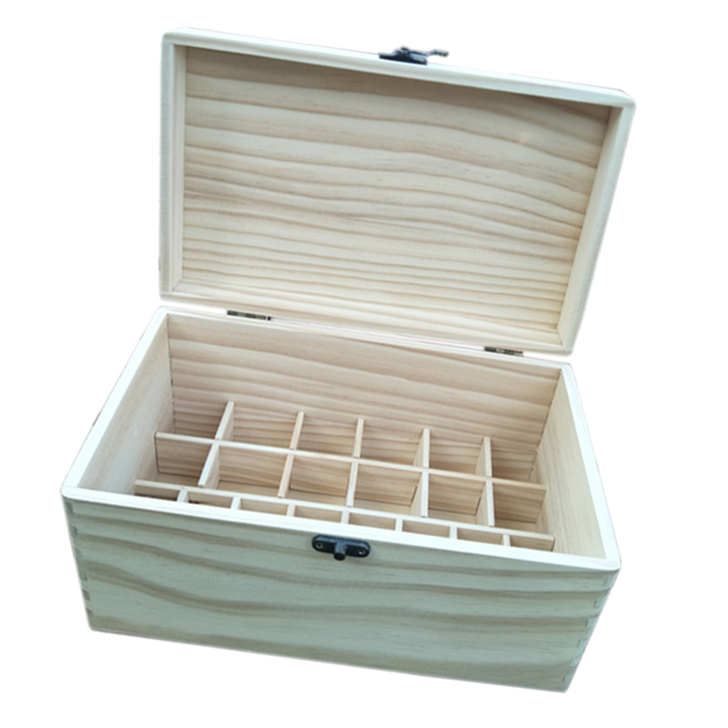 28 Slots Essential Oil Box Organizer Storage Case Container for 30/10ml Oils
