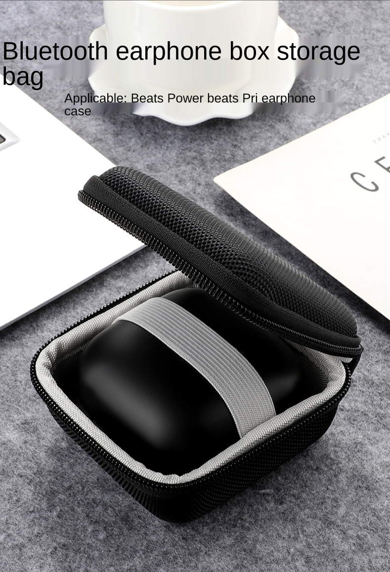 Für Beats Power beats Pro Bluetooth-Headset-Aufbewahrung tasche Hartschalen-Schutzhülle Datenkabel box – Detail 4