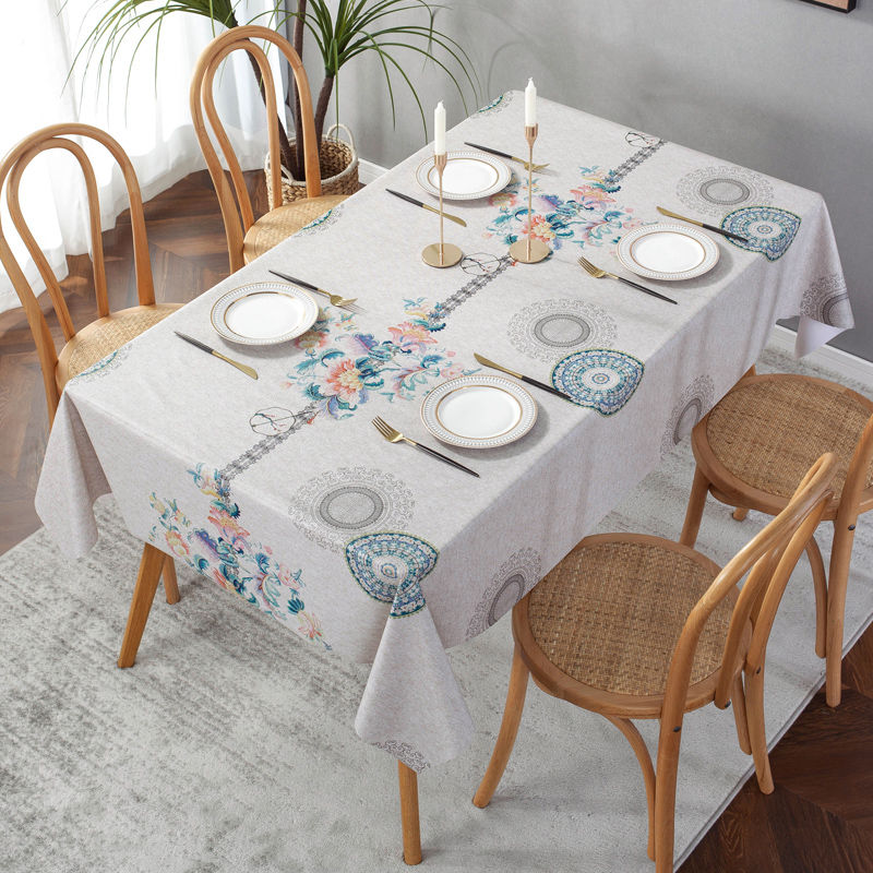 Description Picture 6 of itemNew Classical Rectangular Tablecloth Waterproof and Oilproof Tablecloth Home Decoration Christmas Tablecloth Nappe De Table стол