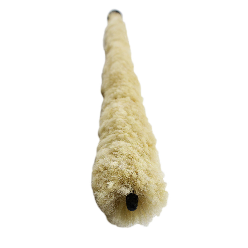 Yellow Durable Cleaning O-fibres Brush Cleaner Pad Saver For Tenor Saxophone
