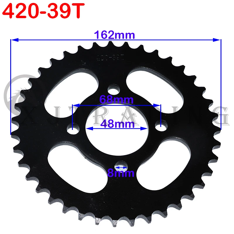 Piñón para motocicleta, quad o ATV