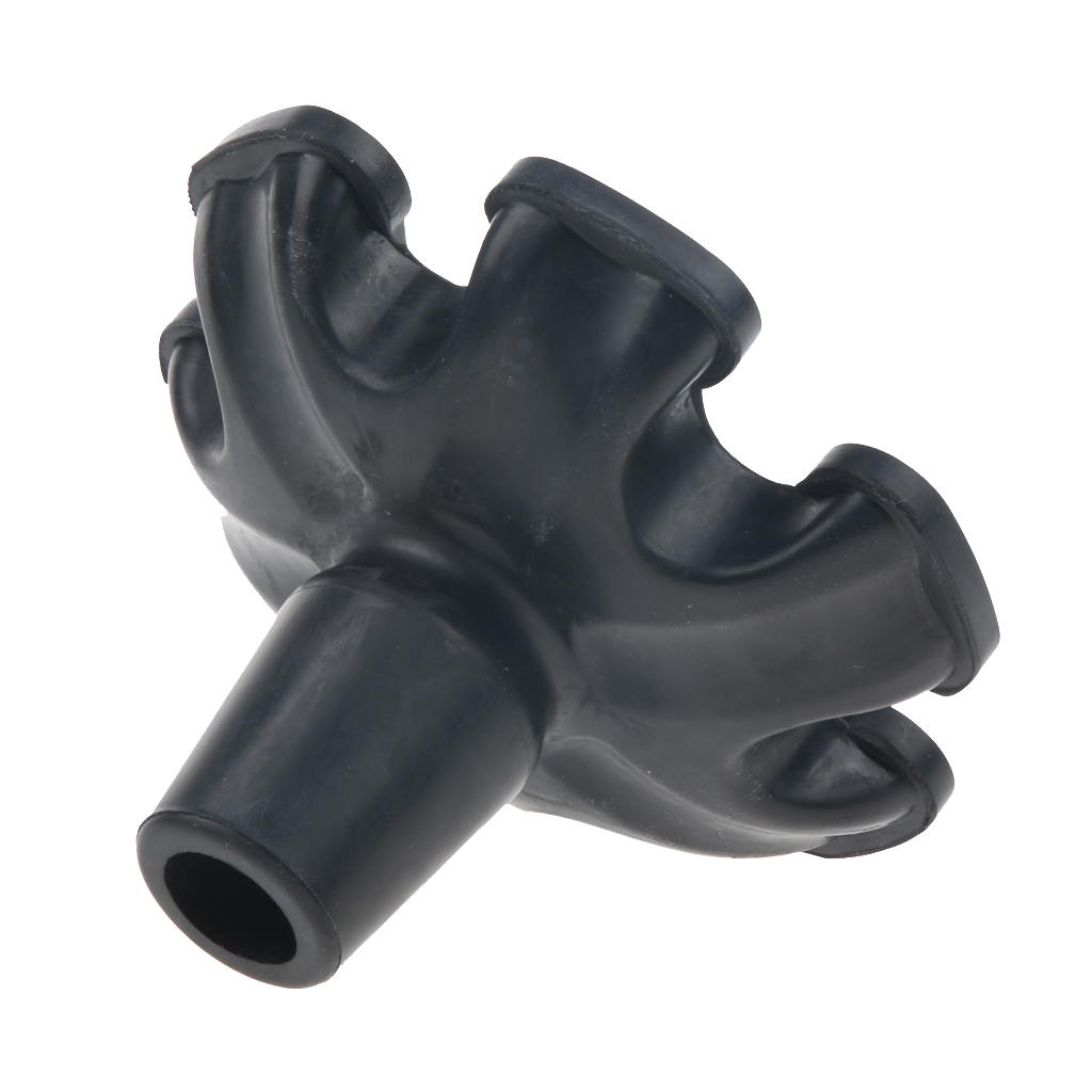 Universal 6 Legs Attachment Tip for Walking Hiking Stick - Self Standing 3/4