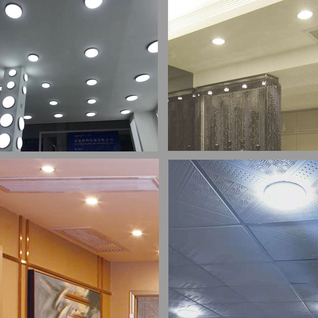 Conduziu a Lâmpada do Teto para o Quarto Luz de Teto para Casa Ultra Fino Conduziu Luzes Painel 48w 36 24 18 Balnocy Ac85-265v 6 Ultra fino conduziu a lâmpada do teto