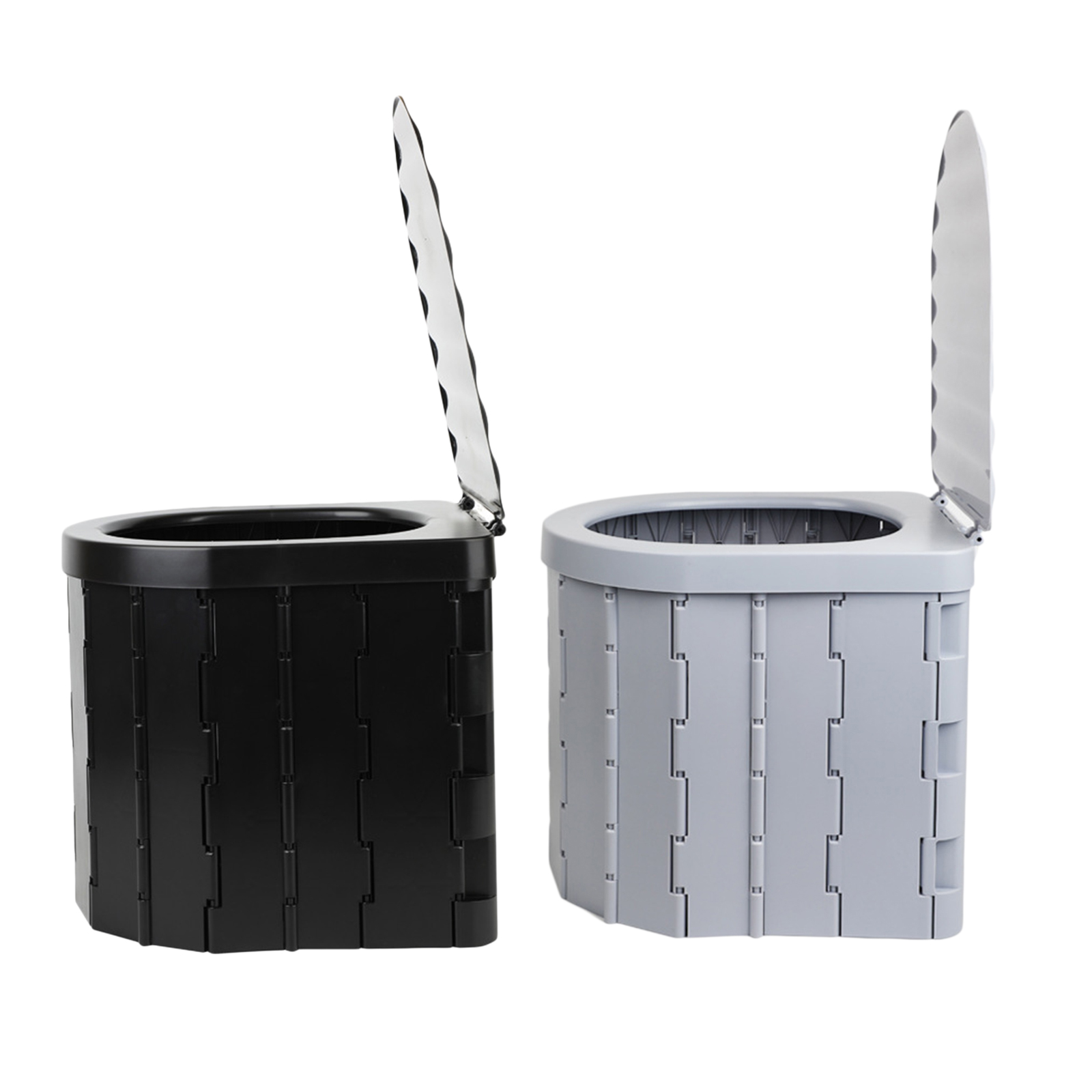 Outdoor Portable Toilet Folding Travel Commode Toilet Seat ABS Plastic Car Multiple Function Toilet Home Storage Stool