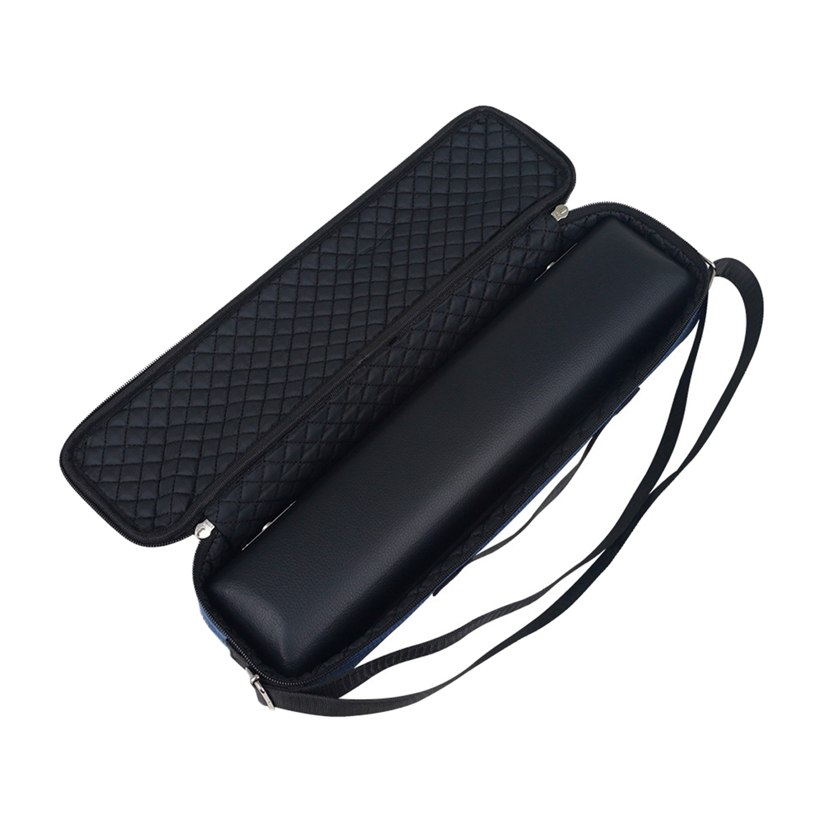 16 Hole 17 Hole Flute Case Leather Carrying Bag Lightweight Adjustable Shoulder Strap Carry Handle for Concert Flute
