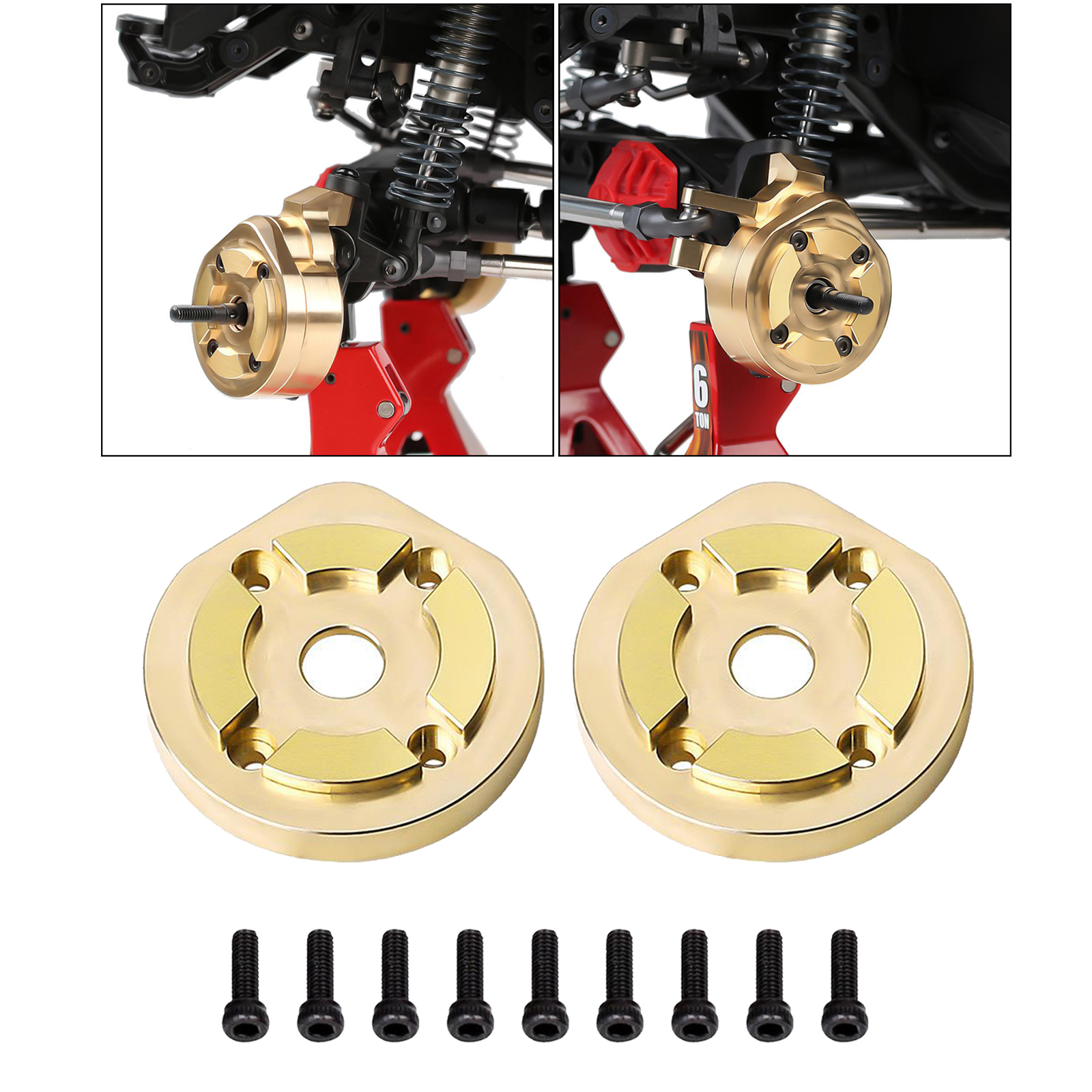 2x Brass Counterweight Balance Weight portal cover Upgrade Accessories