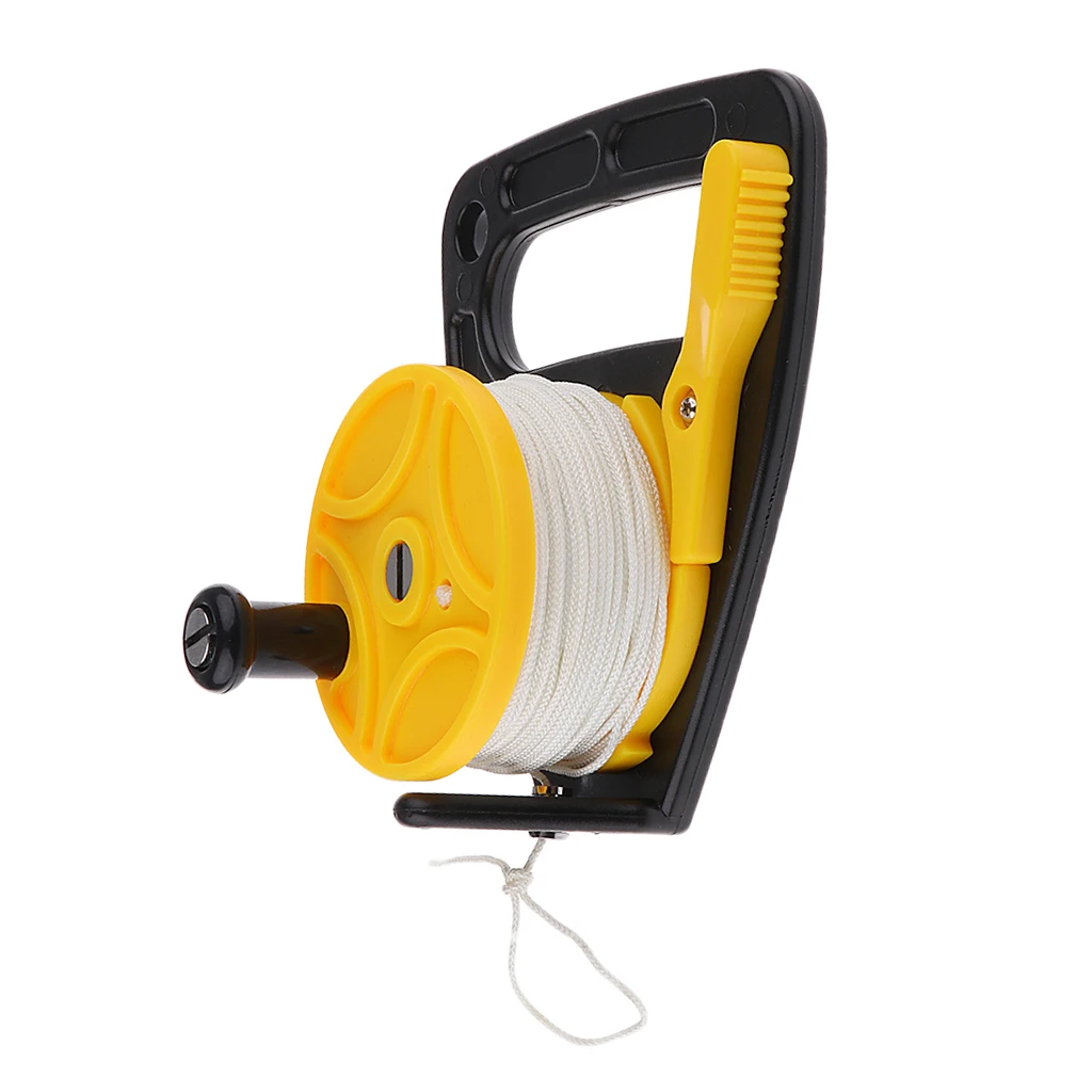 Plastic Scuba Diving Finger Guide Line Reel Spool 46 / 82m Line