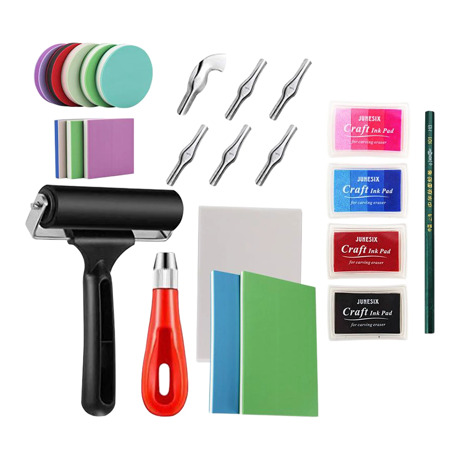Rubber Stamp Making Kit Rubber Carving Blocks for Stamp Rubber Carving Block