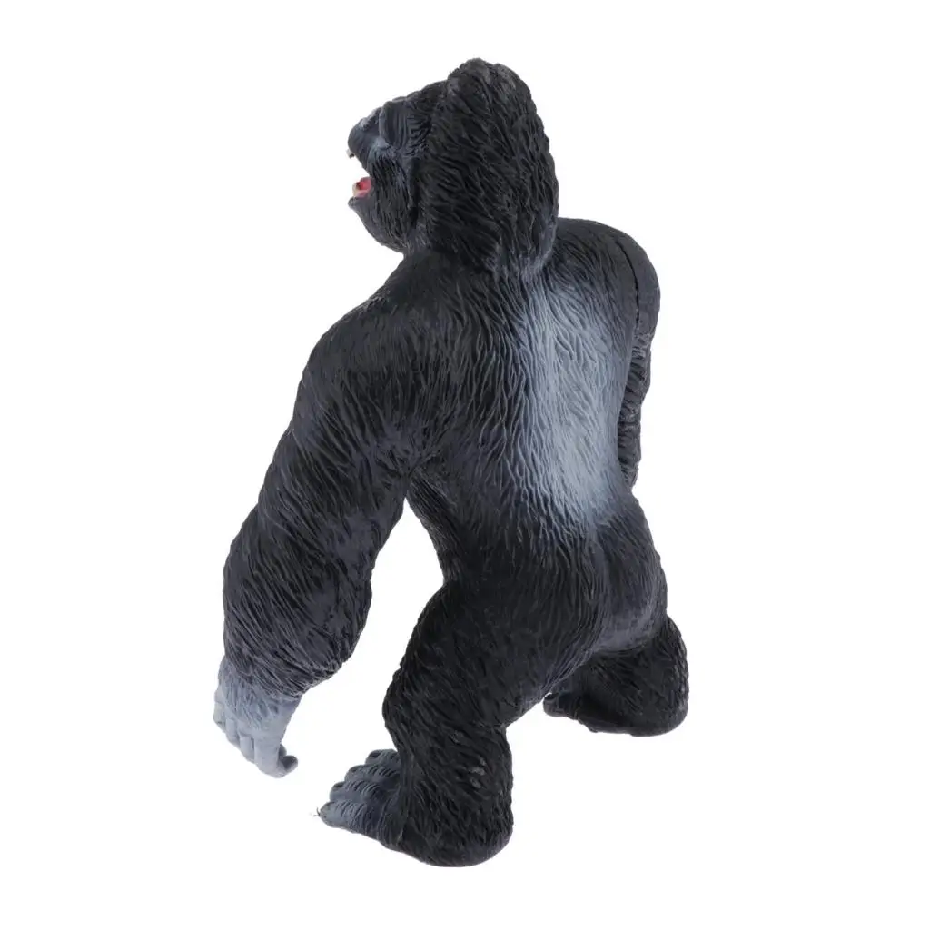 Realistic Gorilla Figurine - Sitting Posture -  Cake Toppers Party Favor Decoration Gift for Child Adults