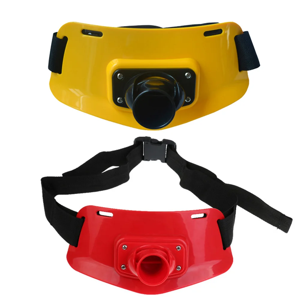 Offshore Stand Up Fishing Fighting Belt Waist Rod Holder Fishing Harness Red/Yellow