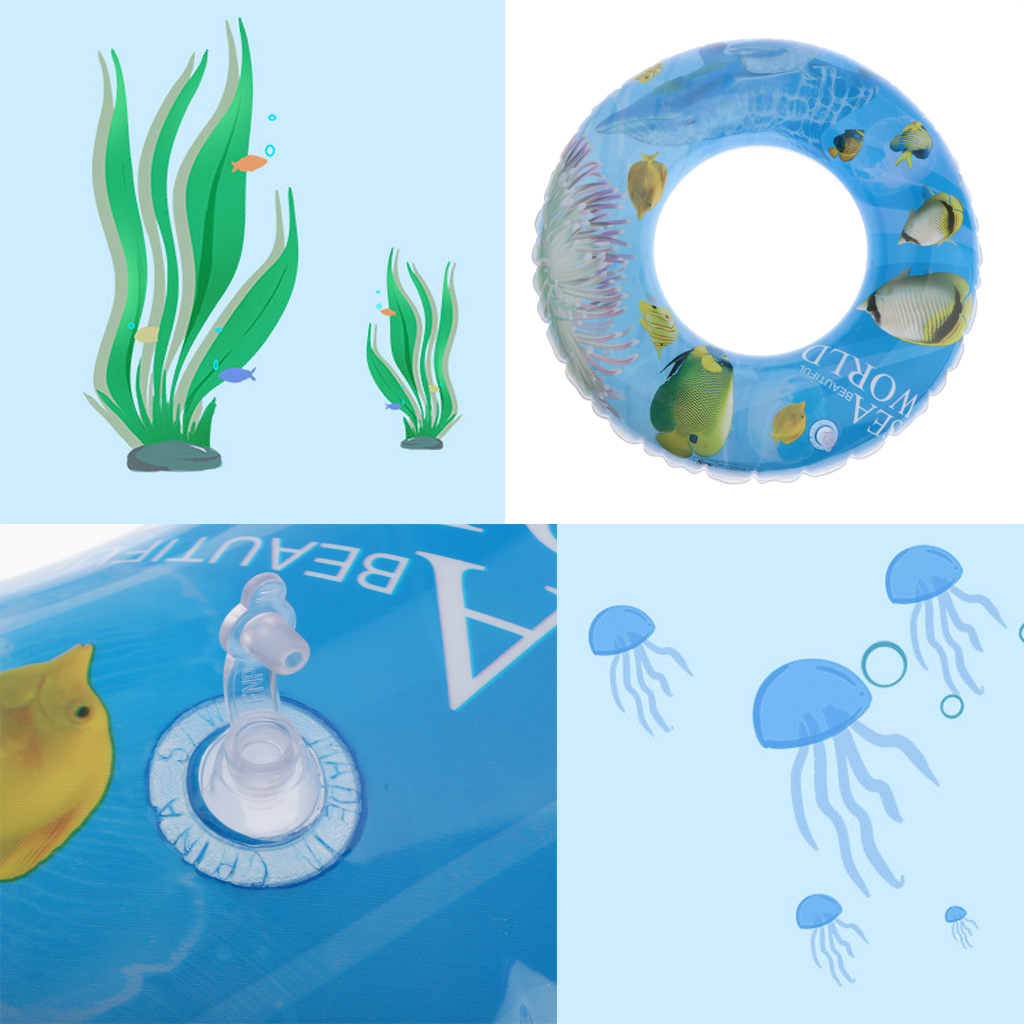 Inflatable Floats Swim Ring Beach Water Sports Pool Swimming Tube Fun Toy