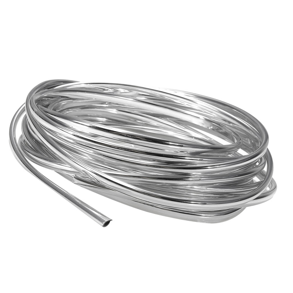 6M Car Door Rubber Trim Seal Door Edge Guards Weatherstrip for Car Silver