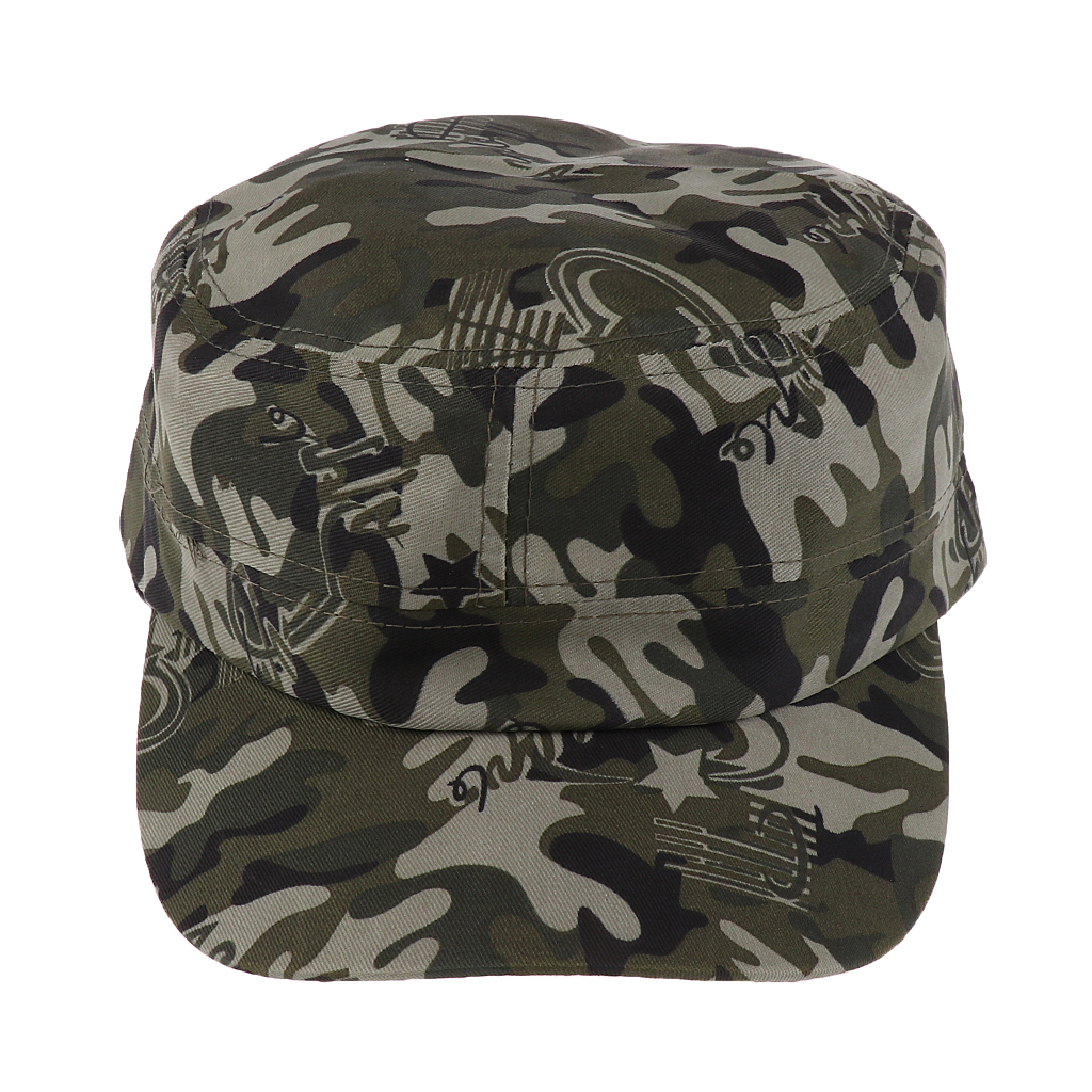 Mens Camo Cap Camouflage Army Combat Soldier Patrol Hat Baseball Cap Adjustable Soft Hat for Hunting Hiking Fishing One Sizes