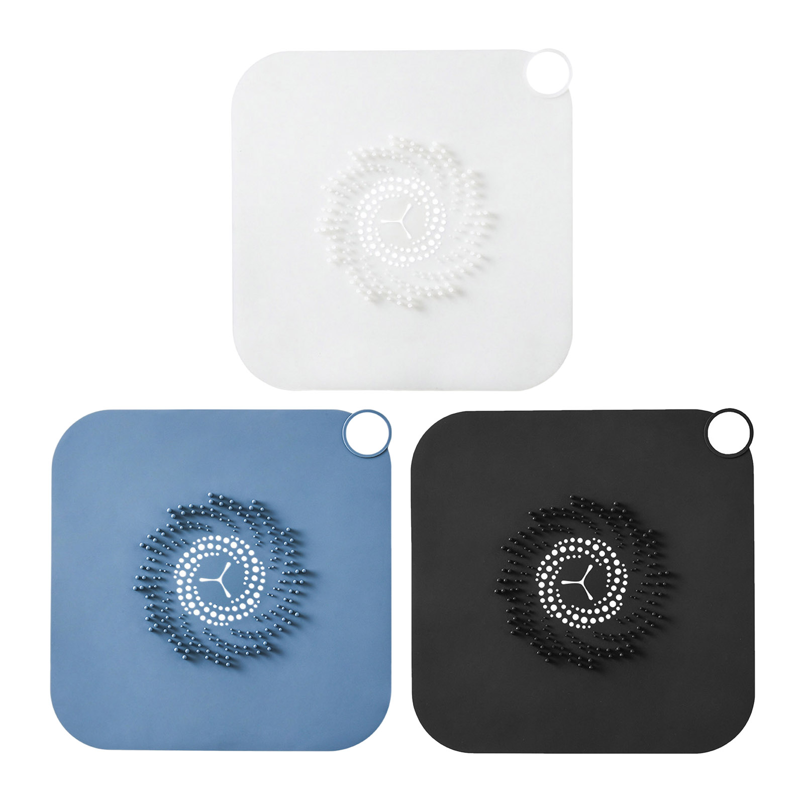 Floor Drain Cover Hair Catcher Floor Drain Pad Bathtub Drain Cover Waste Plug Filter Drain Stopper for Kitchen Bathroom Sink