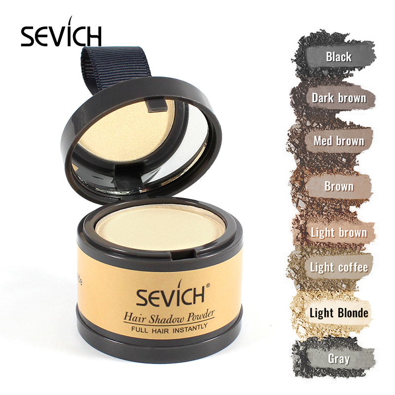 Best of Sevich Light Blonde Color Hairline Shadow Powder Instantly Root Cover Up 4g Hair Fluffy Powder Hair Concealer Coverag Make Up Reviews & Tips