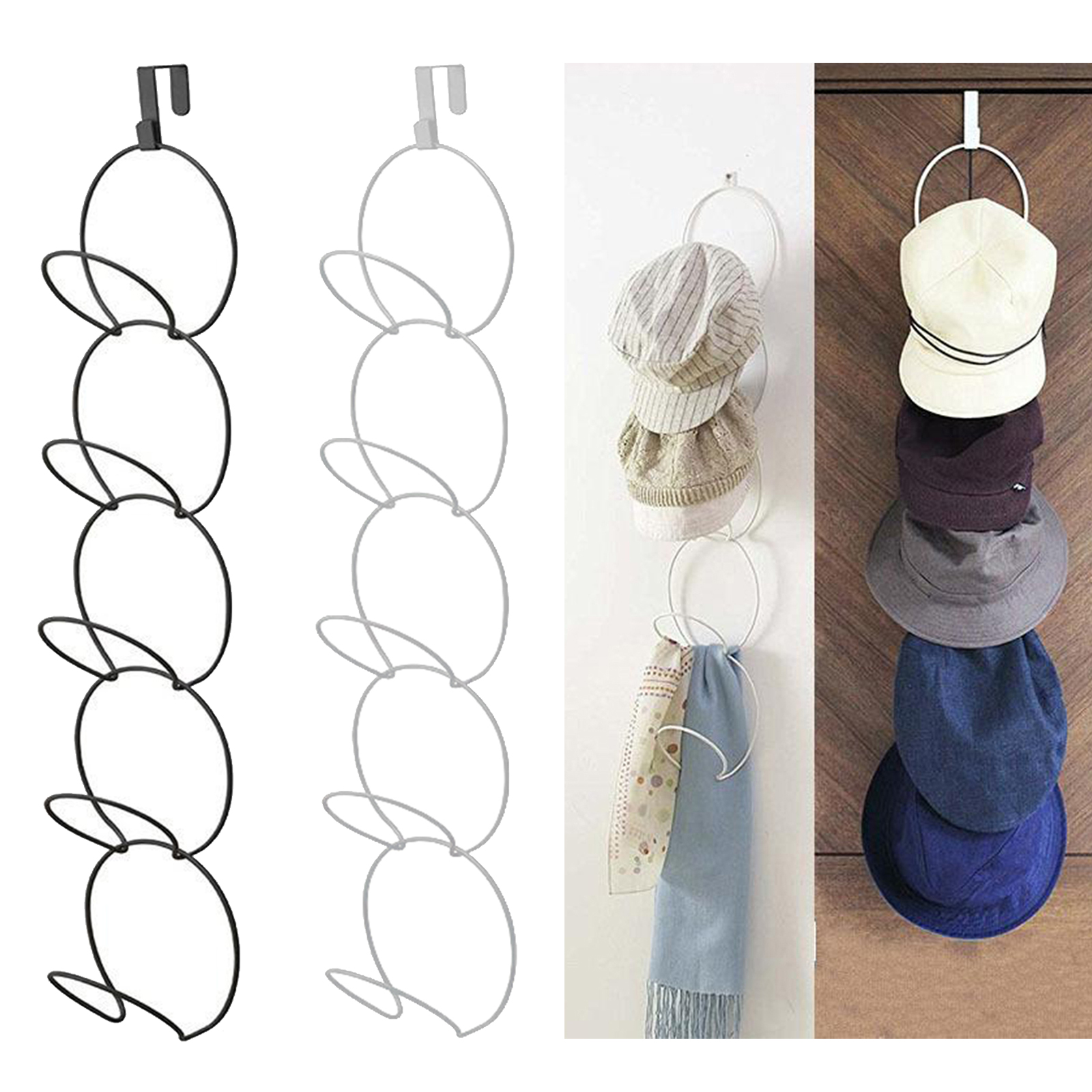 Baseball  Hat Holder Rack Storage Display Organizer Scarf Hanger Hook