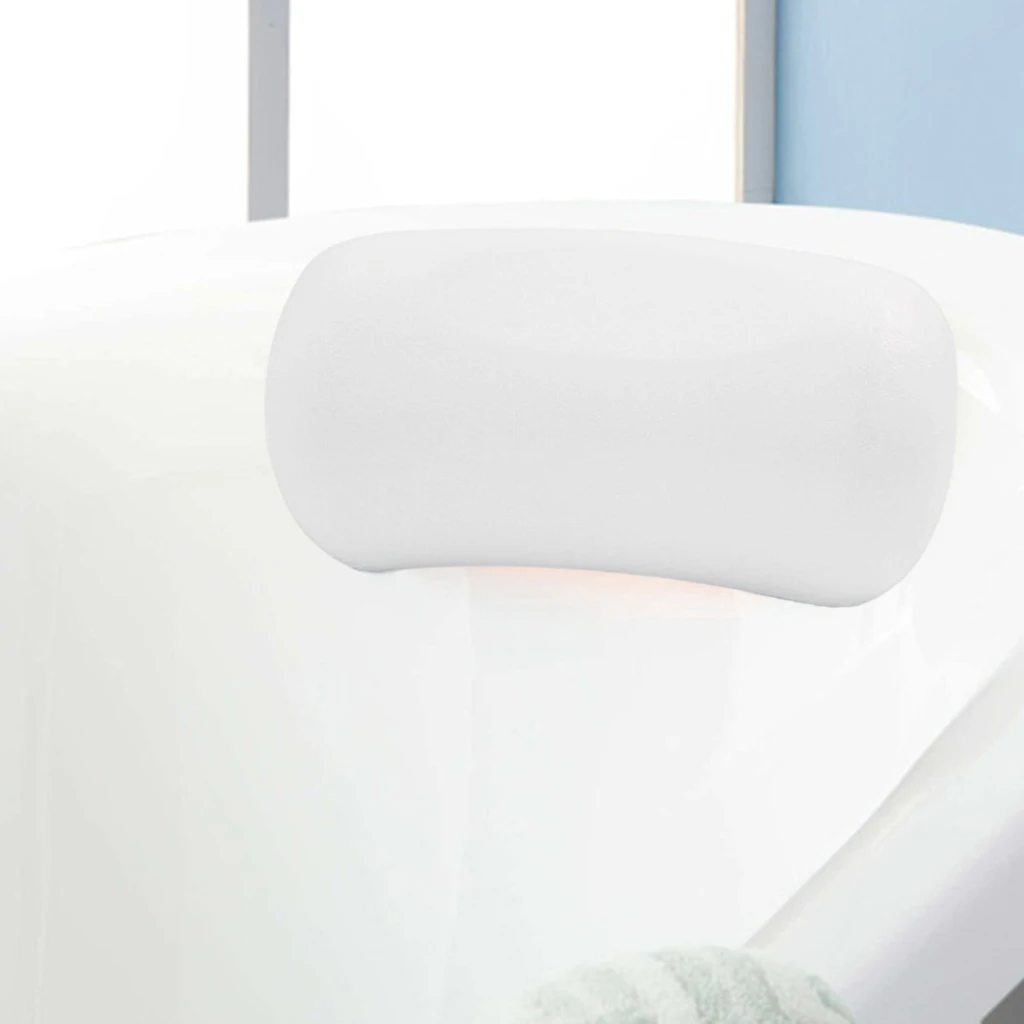 Spa Bath Pillow Non-slip Bathtub Headrest Pillow Cushion for Relaxation